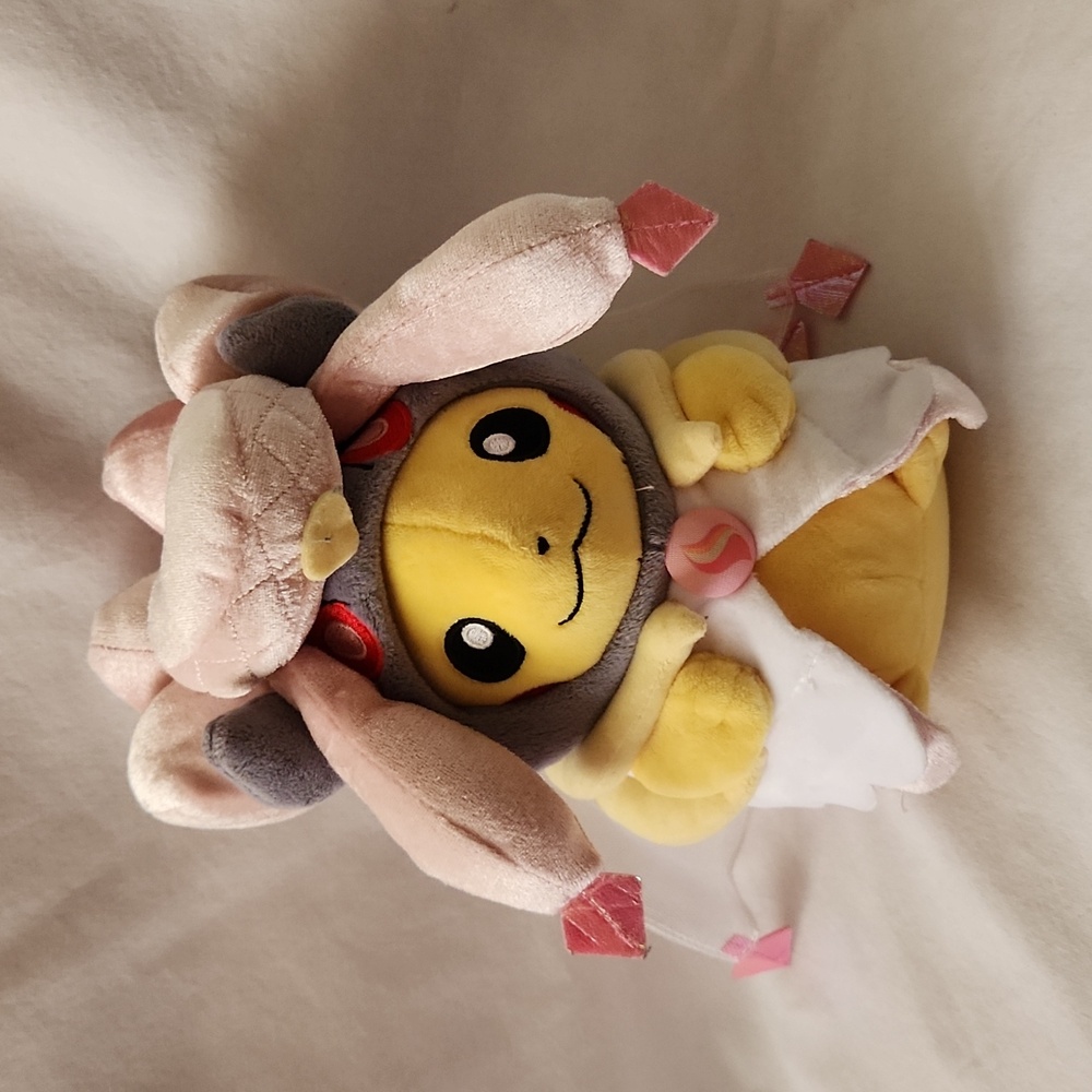 Pokemon Center Original Pikachu Wearing Mega Diancie Poncho Plush Toy